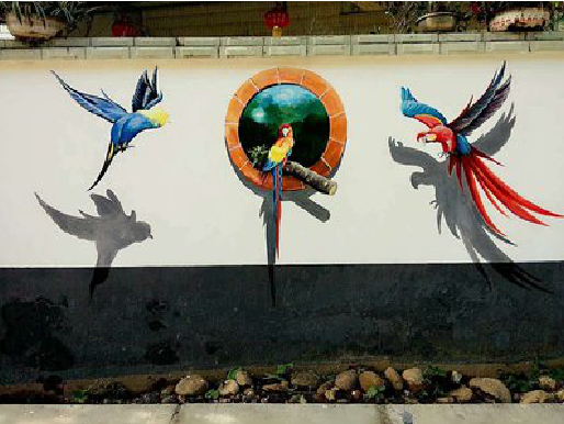 远安视觉错位-3D墙绘设计