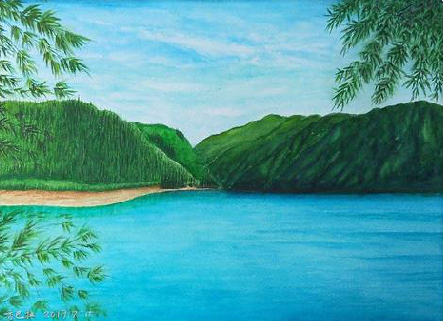 远安在墙绘中，如何绘画绿水青山？