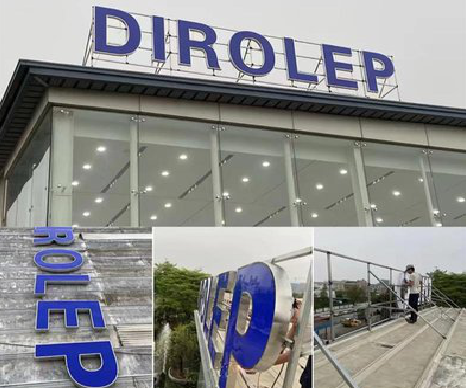 远安楼顶发光字安装的注意事项。